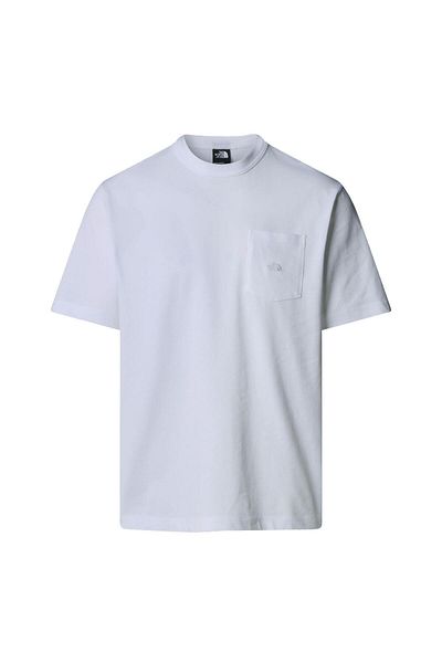 THE NORTH FACE Men's Ss Dome Relaxed Pocket T-Shirt White