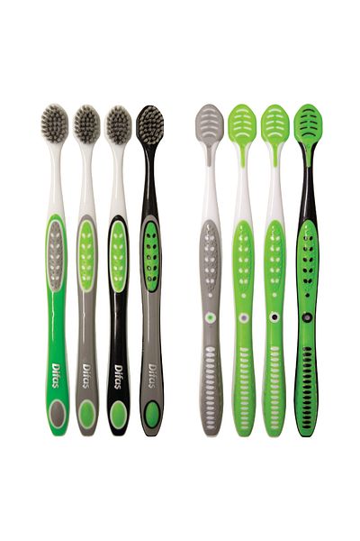 Difaş Proclinic Bamboo Chorcoal Toothbrush - 1:1