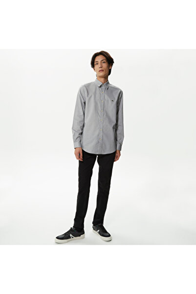 Lacoste Erkek Slim Fit Siyah Jean Pantolon