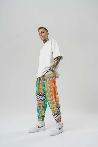 go gang own Ethnic Wibe Pleated Shalwar with Elastic Waist and Legs