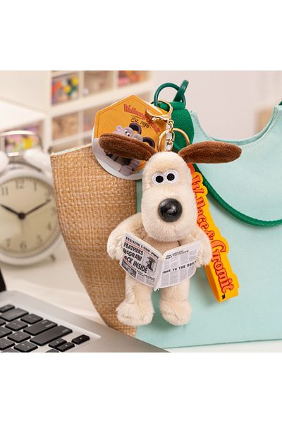 Choice Kanbao 15cm Original Wallace&gromit Plush Toy Kawaii Gromit Wallace Toys Cartoon Dogs Bag Pendant Ke