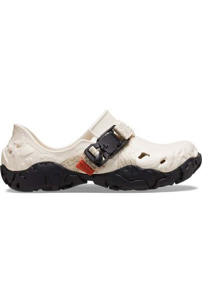 Crocs All Terrain Atlas Shoes 36-37 Eu - M4/w6 Us Cream - Stucco/black