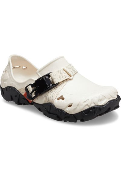 Crocs All Terrain Atlas Shoes 36-37 Eu - M4/w6 Us Cream - Stucco/black