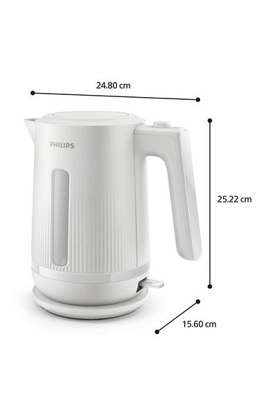 Philips Fierbator Philips HD9411/00, 1,7 l, 2200 W, Filtru, Baza rotativa (Alb)