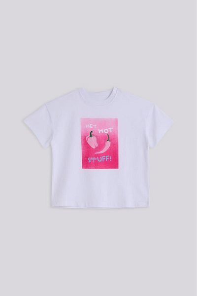 Tyess Bg Store Girl's White Tshirt