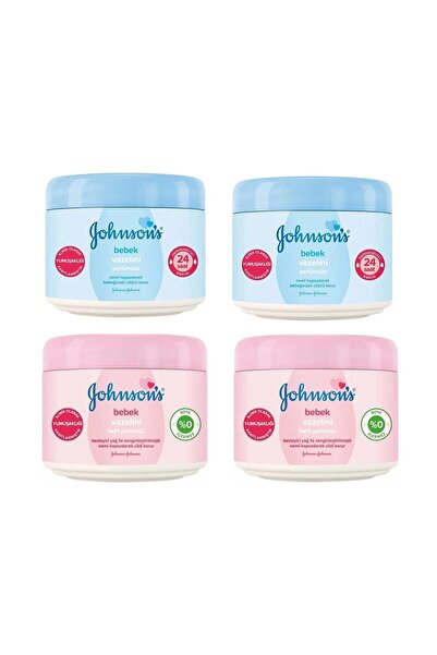 Johnson´s Baby جونسونز بيبي فازلين غير معطر 100 مل قطعتين + فازلين معطر 100 م...