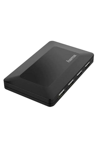 Hama Hama 200122 USB Hub, 4 ports, USB 2.0 (Black)