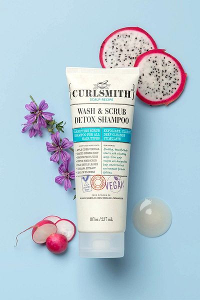Curlsmith Detox Shampoo with Purifying and Peeling Effect 237ml