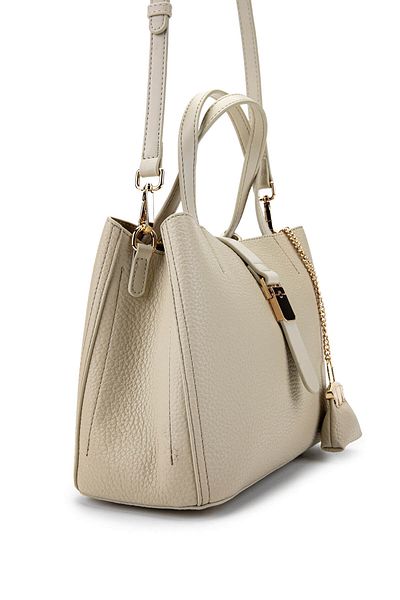 Tamer Tanca Women's Vegan Beige Shoulder Bag