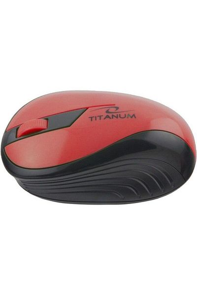 ESPERANZA Mouse optic ESPERANZA Titanum, Wireless, 2.4 Ghz, 1000 DPI, Rosu
