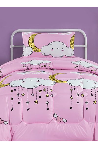 Generic 3 Piece Single Crib Bedding Set, Lightweight Comforter, Suitable for All Seasons G3
