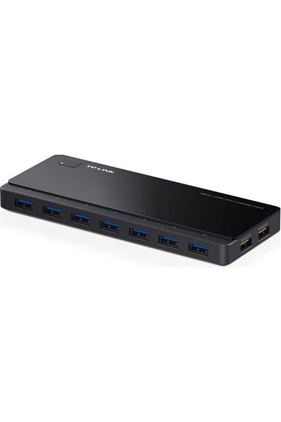 TP-LINK HUB USB TP-Link UH720, 7 porturi USB 3.0 + 2 porturi incarcare telefoane/tablete