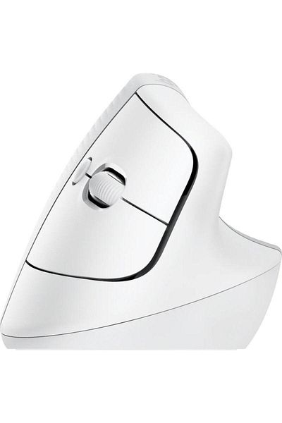 logitech Mouse Wireless Logitech Lift for Mac, Vertical Ergonomic, Bluetooth, Alb