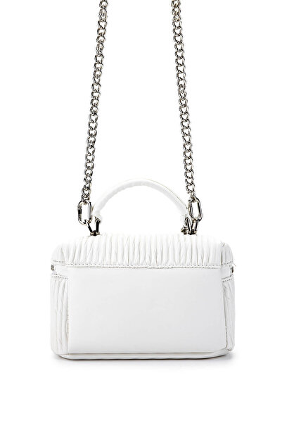 Tamer Tanca Women's Vegan White Shoulder Bag