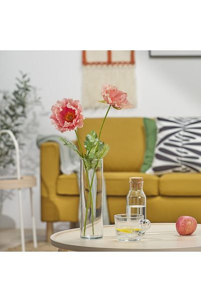 IKEA SMYCKA Artificial Poppy Flower, 55 cm Indoor/Outdoor Use IKEA