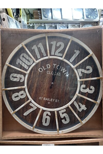 Galaxy Retro Duvar Saati Camsız Eskitme