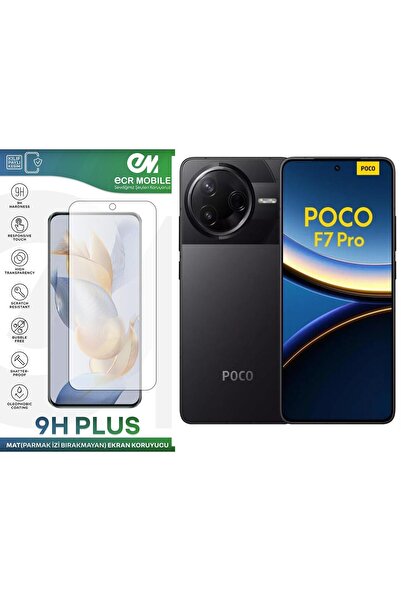 Ecr Mobile Poco F7 Pro Ekran Koruyucu MAT Parmak İzi Bırakmayan Uyumlu 9H Esn...