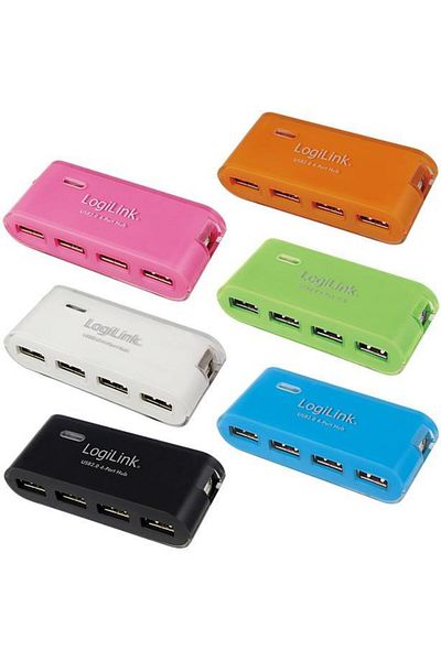 LogiLink Hub USB LogiLink UA0085, 4xUSB 2.0 (Negru)