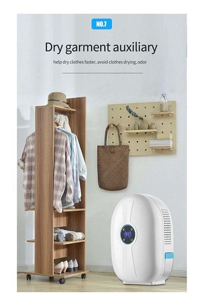 COOYA Household Dehumidifier, With Auto Defrost Function, 2 Working Modes, Intelligent Auto Switch Off