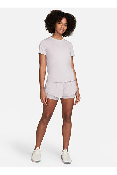 Nike Жіночий сірий футболка W NK ONE CLASSIC DF SS T FN2798-019