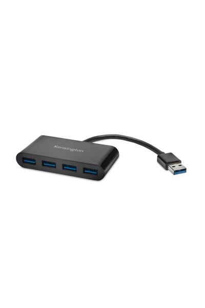 KENSINGTON HUB USB KENSINGTON K39121EU, USB 3.0 x 4 (Negru)