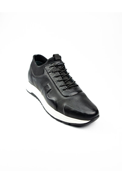 Voyager 5333 Чорні шкіряні чоловічі повсякденні черевики