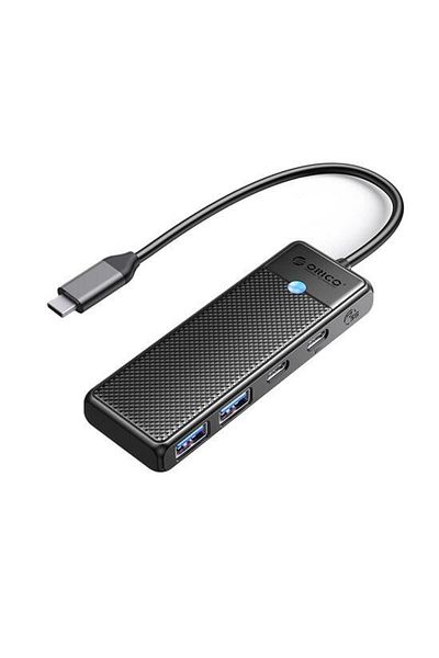 Orico HUB USB Orico PAPW2AC-C3, 2x USB 3.0 Type A, 2x USB Type-C (Negru)