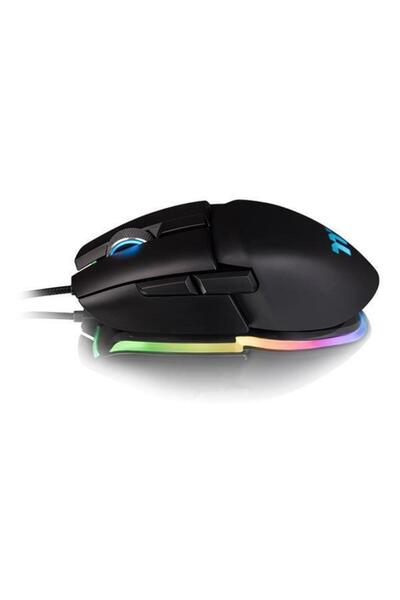 THERMALTAKE Mouse Gaming Thermaltake Premium Argent M5, iluminat RGB, USB (Negru)