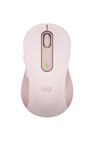 logitech Mouse Wireless Logitech Signature M650 L Left, Bluetooth/USB, recomandat pentru mana stanga (Roz)