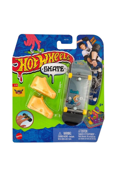 HOT WHEELS Skate Parmak Kaykay ve Ayakkabı Paketleri HGT46-HVJ75