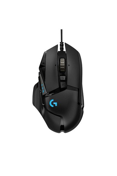 logitech Mouse Gaming Logitech G502 Hero, 16000 DPI, Senzor Hero (Negru)