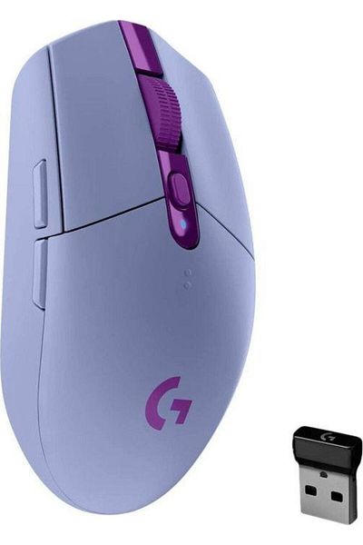 logitech Mouse pentru jocuri fără fir Logitech G305 Lightspeed, USB (Mov)
