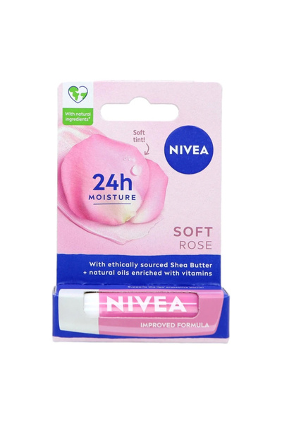NIVEA ÎNGRIJIREA BUZELOR 4.8G SOFT ROSE