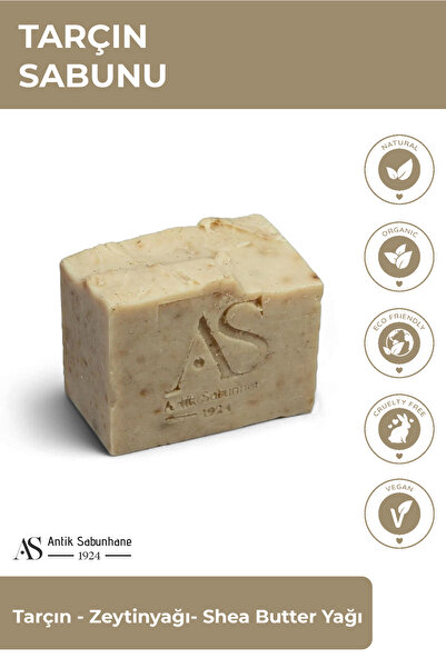 AS ANTİK SABUNHANE 1924 Doğal Tarçın Sabunu Doğanın Güzellik Sırları Tarçın S...