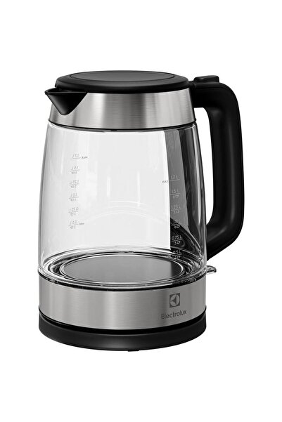 Electrolux Electrolux E4GK1-4GB kettle, 1.7 l, 2200 W, 360 degree rotation, Glass (Stainless steel)