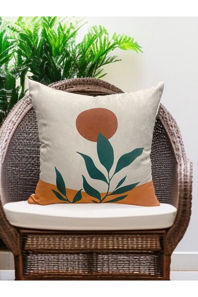 ASDİVA Bohemian Boho Abstract Themed Decorative Throw Pillow Cover 43X43