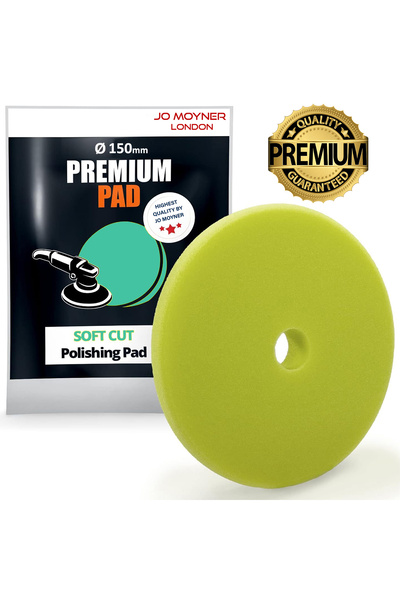Jo Moyner Soft Cut Polisaj Süngeri Pedi ince Çizik Giderici 150mm Yeşil Araç ...