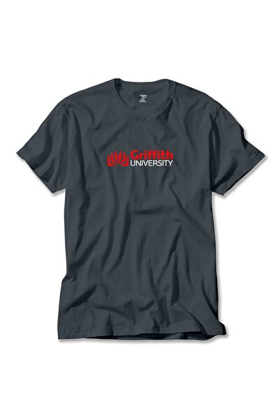 CrowsGate Καπνιστό μπλουζάκι Griffith University Red Logo