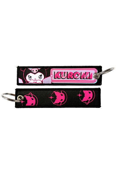 Miniso KS-08 Anime Embroidered Keys Tag Keychains Jet Tag for Women Keyring Car Keys Backpack Jewelry More