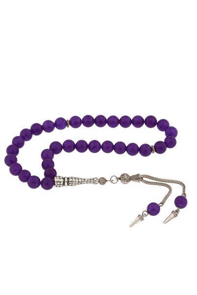 Caseras الحجر الطبيعي شرابة معدنية حجر اليشم مسبحة CSR2183571