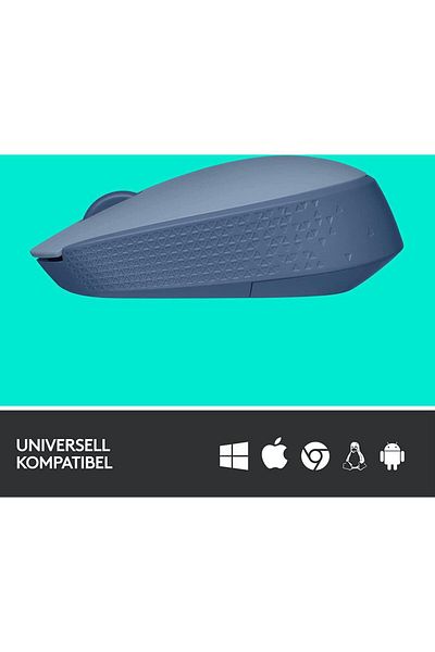 logitech Mouse Wireless Logitech M171, USB, 1000 DPI (Albastru)