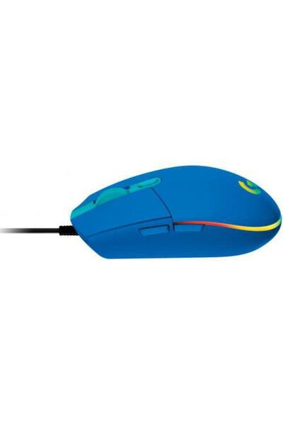 logitech Mouse Gaming Logitech G203 LightSync, iluminat RGB, USB (Albastru)
