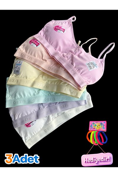 Katmirra 3-Pack Dondeza - Young Girl, Bustier with Ip Straps Pads and Half Tank