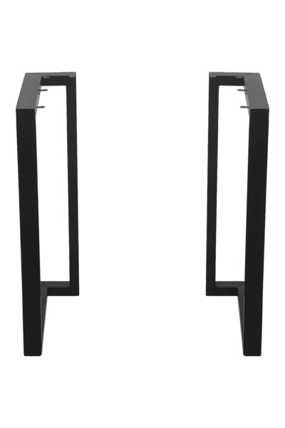 Abronya Metal Masa Ayağı Ahşap Kütük Ofis Çalışma Yemek Masası Ayağı 1 Takım