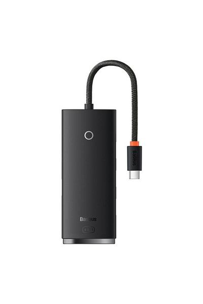 Baseus Hub USB Baseus Lite WKQX030301, 4x USB 3.2, USB-C, 0,2 m (Negru)