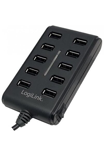 LogiLink Hub USB LogiLink UA0125 10 porturi (Negru)