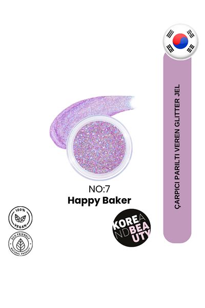 UNLEASHIA Get Loose Glitter Gel No:7 Happy Baker 4g |   Shimmering Gel Eyeshadow