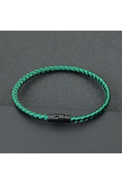 Choice سوار حبلي من الدرجة الأولى أخضر اللون بطول 19.5 سم للرجال والنساء، سوار من الخيوط الحمراء المحظوظة، من شركة ميركو ماجنتيك