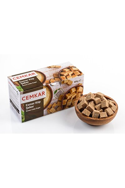 CEMKAR Esmer Küp Şeker 500 Gr.