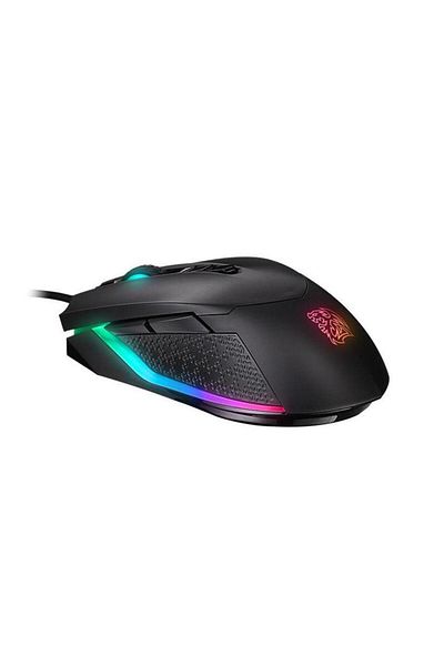 THERMALTAKE Mouse Gaming Thermaltake eSPORTS Iris M50, iluminat RGB, USB (Negru)